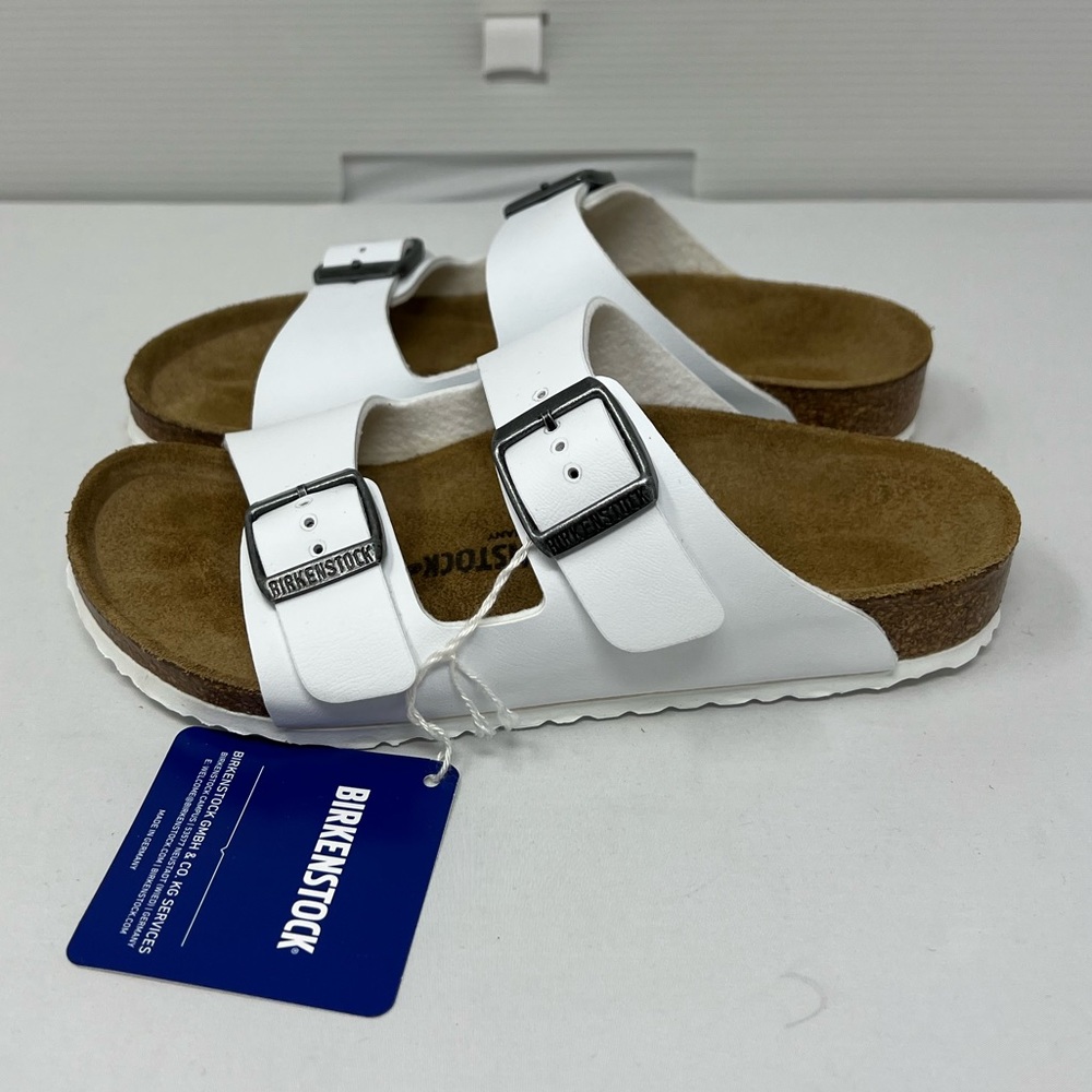 BIRKENSTOCK**Arizona Kids White Slides**US 13,2**$75 - Picture 3 of 6